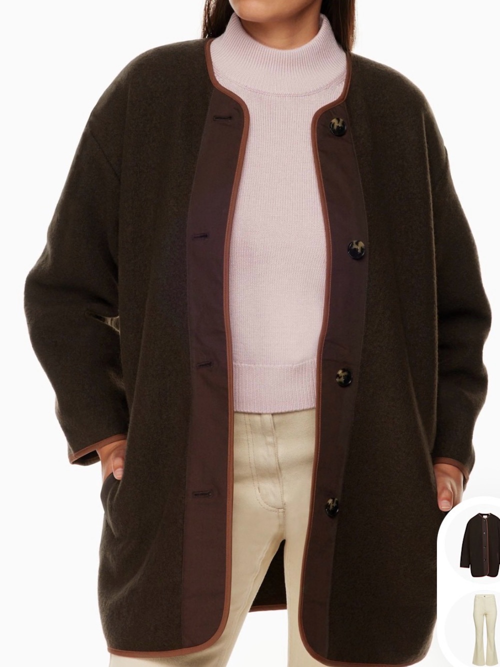 Aritzia River jacket coat M